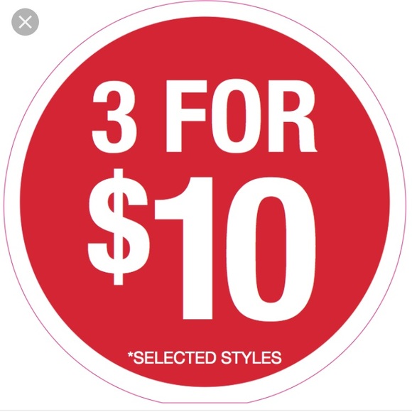 Other - ALL 3/$13 Items are now 3/$10!!!!!!